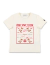 Moncler Logo T-shirt In Beige