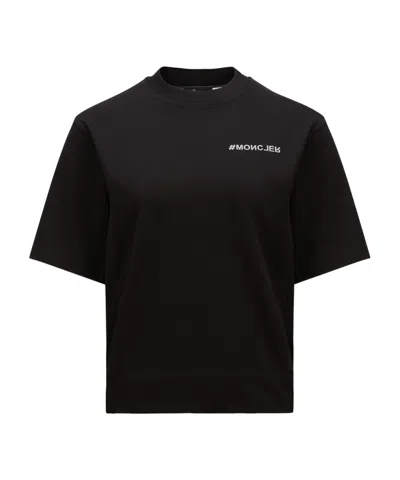 MONCLER MONCLER LOGO PRINTED CREWNECK T-SHIRT