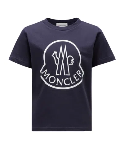 MONCLER MONCLER ENFANT LOGO PRINTED CREWNECK T-SHIRT
