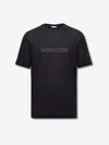 Moncler Logo Crewneck T-shirt In Gray