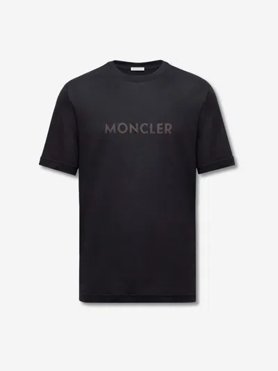Moncler Logo T-shirt In Gray