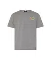 Moncler Logo T-shirt In Light Gray