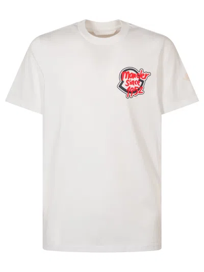 Moncler T-shirt Clothing In Neutral
