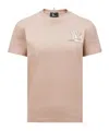 Moncler Mountain-logo T-shirt In Nude