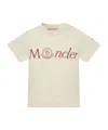 Moncler Logo T-shirt In Nude