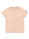 Moncler Logo T-shirt In Pink
