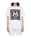 Moncler White Appliqué T-shirt In White