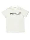 Moncler Kid - Print Logo T-shirt In White