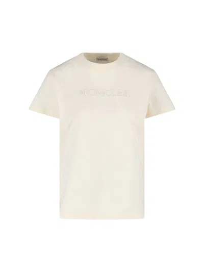Moncler Logo T-shirt In White