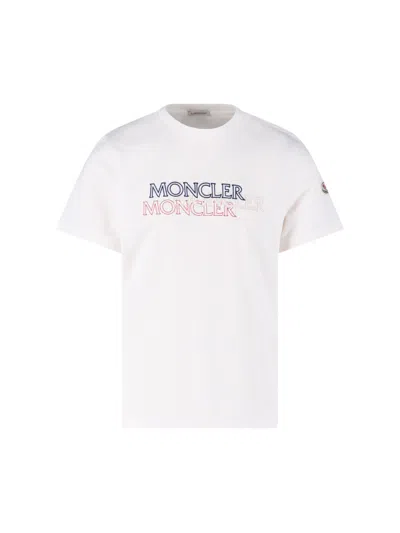 Moncler Logo T-shirt In White