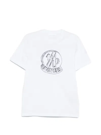 Moncler Logo T-shirt In White