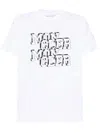 Moncler Logo Print Crewneck T-shirt In White