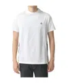 Moncler Men Cotton Pack Of Three Logo Patch T-shirts In White