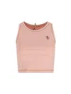 Moncler Sleeveless Round Neck Top With Contrast Stitching