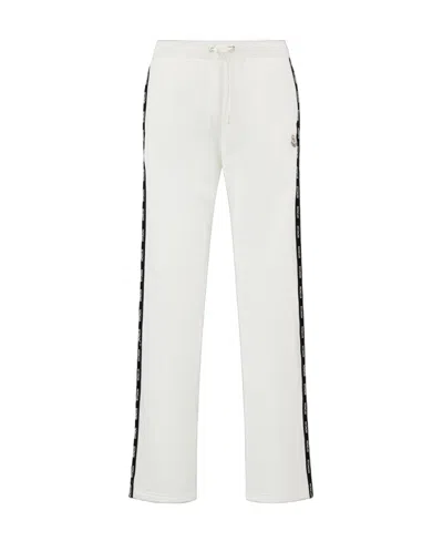 Moncler Logo-tape Track Pants In White