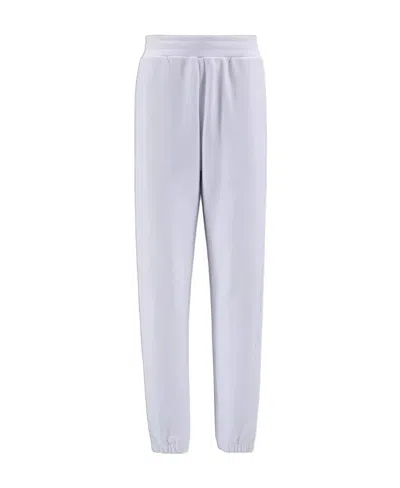 Moncler Logo Track Pants In Purple
