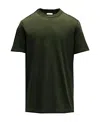 Moncler Logo-trim T-shirt In Green