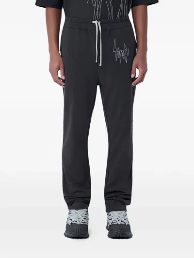 Moncler Logo Trousers In Black