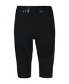 Moncler Logo-waist Biker Shorts In Black
