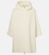 Moncler Women Virgin Wool Blend Cape In Nude