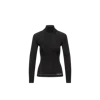 Moncler Fitted Turtleneck Knitwear Long Sleeves In Black