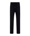 Moncler Cotton Trousers In Blue