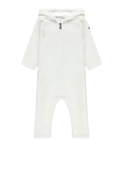 Moncler Babies' Logoed Onesie In White