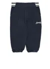 Moncler Logoed Pants In Blue