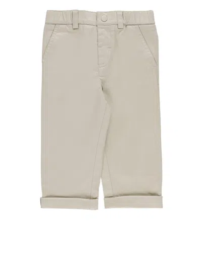 Moncler Babies' Logoed Pants In Neutral