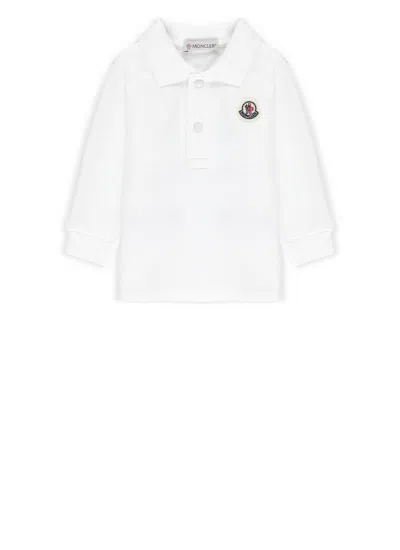 Moncler Babies' Logoed Shirt In White