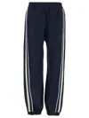 Moncler Pantaloni Joggers In Blu