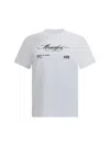 Moncler Script Logo Crewneck T-shirt In White