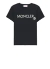 Moncler Logoed T-shirt In Black