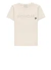 Moncler Logoed T-shirt In Nude
