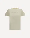 Moncler Cotton T Shirt With Tone On Tone Embroidered Logo In White