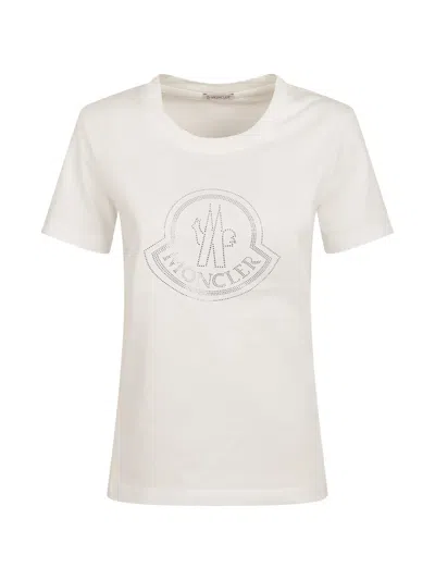 Moncler Logo-embellished T-shirt In White