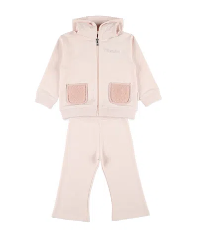 Moncler Logo-embroidered Fleece-pocket Tracksuit In Pattern