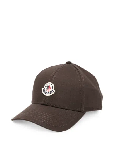Moncler Logo-patch Baseball Cap In Neutral