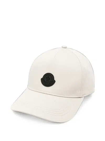 Moncler Logo-patch Baseball Cap In White