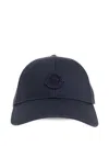 Moncler Embroidered Logo Patch Adjustable Baseball Cap In Metallic