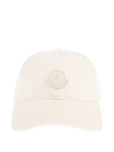 Moncler Logo-patch Cap Hat In Neutral