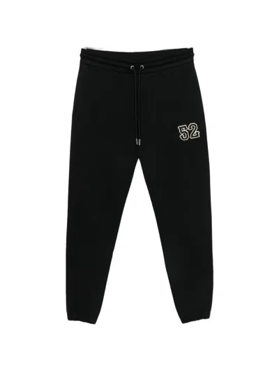 Moncler Logo-patch Drawstring Track Pants In Black