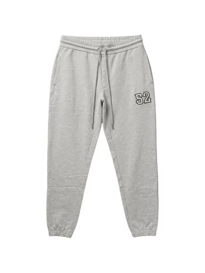 Moncler Logo-patch Drawstring Track Pants In Gray