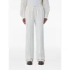 Moncler Logo-patch Drawstrings Trousers In White