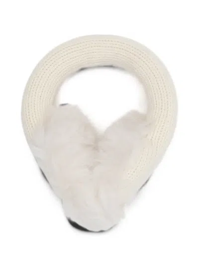Moncler Logo-patch Earmuffs In White