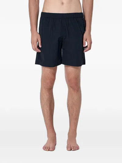 MONCLER LOGO-PATCH ELASTICATED-WAIST SHORTS