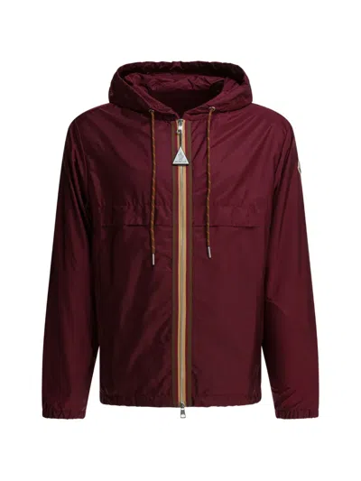 Moncler Water-repellent Hooded Nidge Jacket In Animal Print