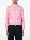 Moncler Women Lans Short Down Jacket Pink In Pink