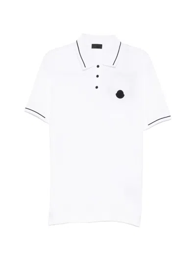 MONCLER LOGO-PATCH POLO SHIRT