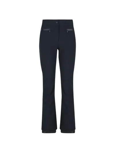 Moncler Logo-patch Ski Pants In Black